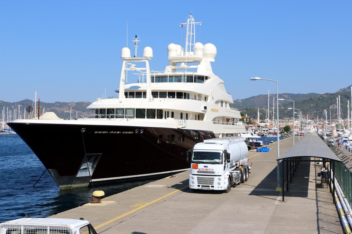 Ürdün Kralı'nın yatı Marmaris'te